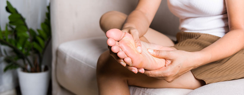 Patient suffering from Plantar Fasciitis in need of chiropractor in Cumming